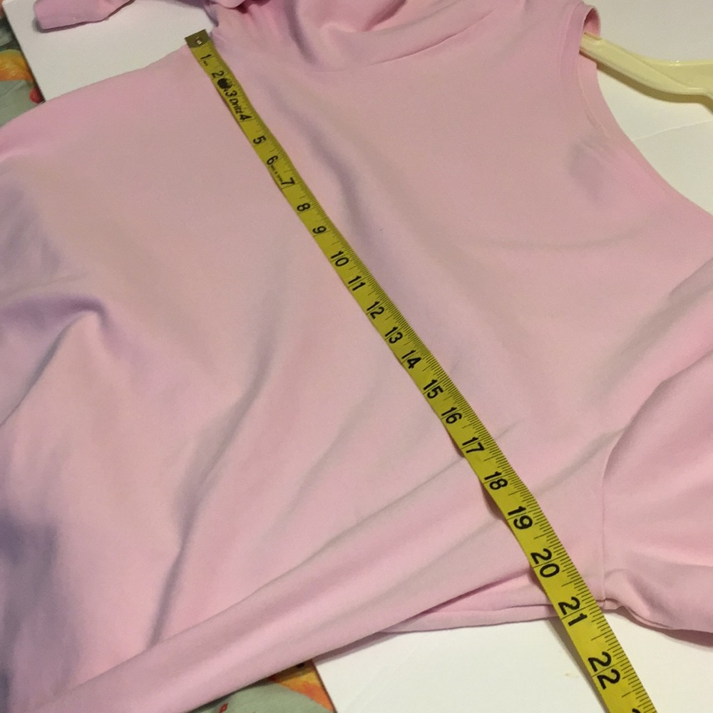 LL Bean Pink Boatneck 3/4 Sleeve T-shirt Size Large - Picture 5 of 6